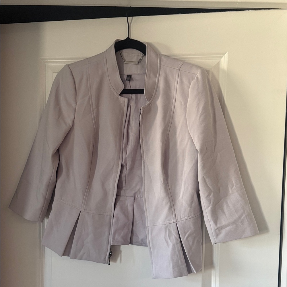 White House Black Market Lavender Blazer size 6